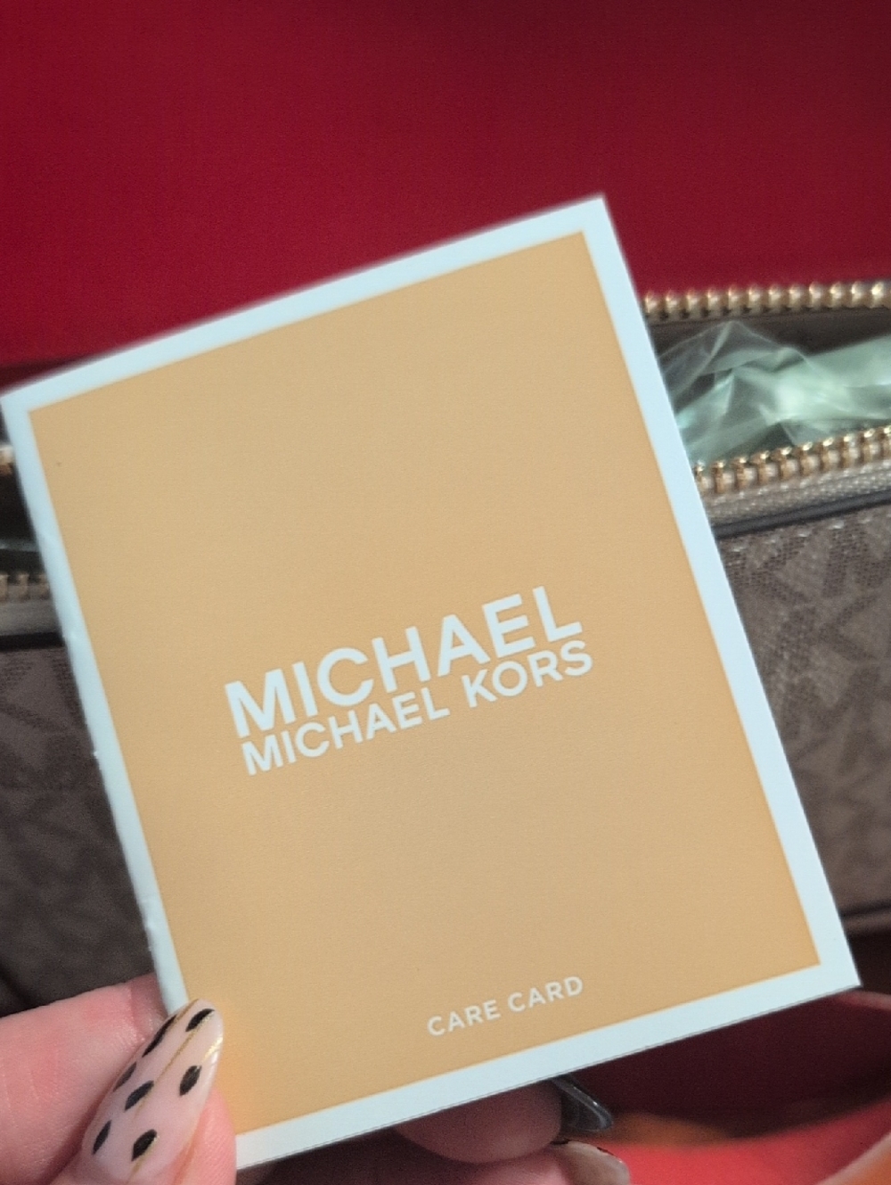 Michael Kors Beige Cream Logo Crossbody Bag with Gold Hardware - Picture 8 of 8